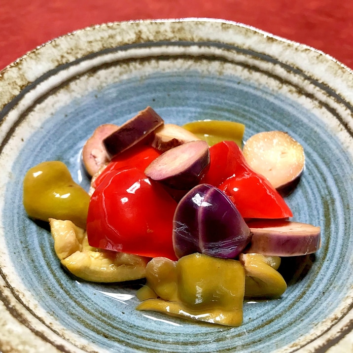 余りものを美味しいピクルスに パプリカとナス レシピ 作り方 By 天の文 楽天レシピ 余りものを美味しいピクルスに パプリカとナス レシピ 作り方 By 天の文 楽天レシピ